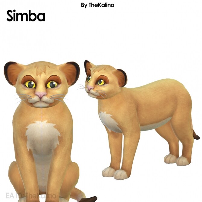 Sims 4 Simba lion at Kalino