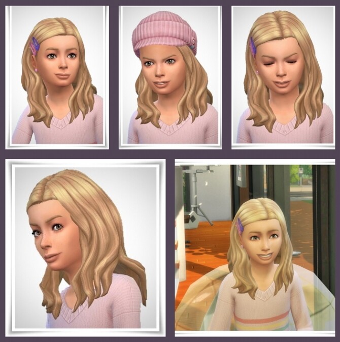 Sims 4 Rosalyne Hair at Birksches Sims Blog