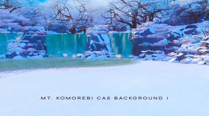Sims 4 Mt. Komorebi CAS Backgrounds at Katverse
