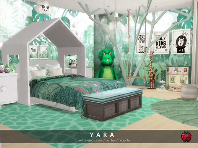 Sims 4 Yara kids room by melapples at TSR