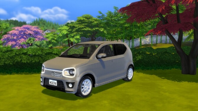 Sims 4 2015 Suzuki Alto at Modern Crafter CC