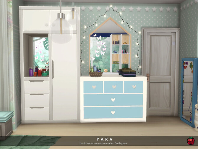 Sims 4 Yara kids room by melapples at TSR