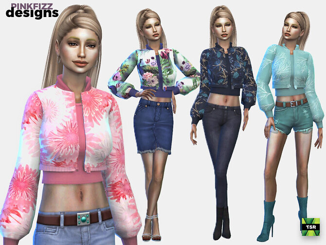 Sims 4 Cool Jacket by Pinkfizzzzz at TSR