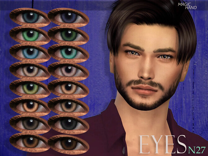 Sims 4 Eyes N27 by MagicHand at TSR