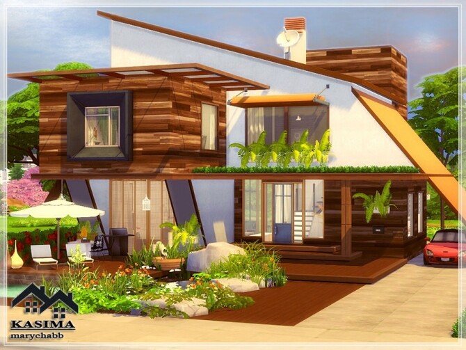 Sims 4 KASIMA house by marychabb at TSR