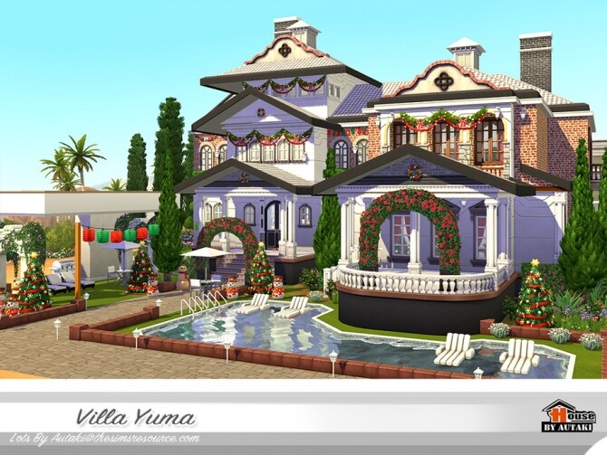 Sims 4 Villa Yuma NoCC by autaki at TSR
