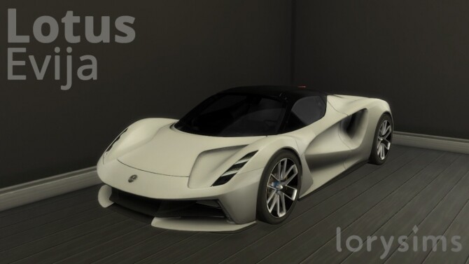 Sims 4 Lotus Evija at LorySims