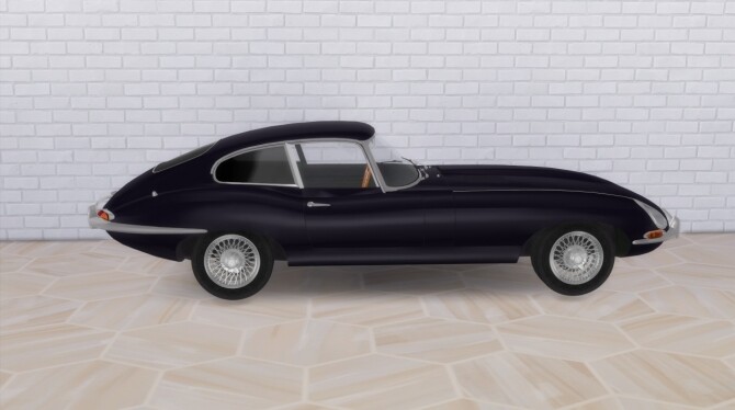 Sims 4 1961 Jaguar E Type at Modern Crafter CC