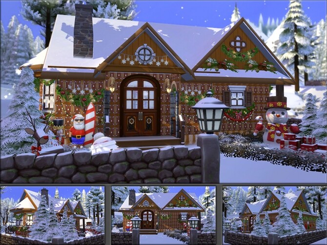 Sims 4 MB Santa`s Cabin by matomibotaki at TSR