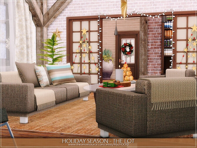Sims 4 Holiday Season The Lot by MychQQQ at TSR