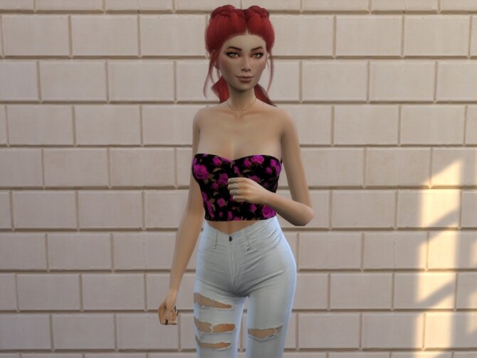 Sims 4 Corset Top by chrimsimy at TSR