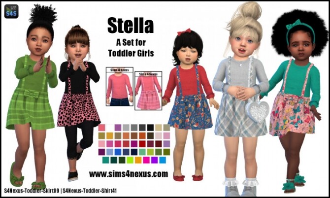 Sims 4 Stella set by SamanthaGump at Sims 4 Nexus
