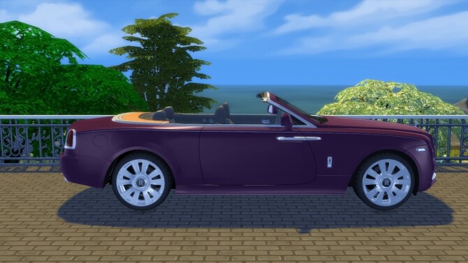 Sims 4 Rolls Royce Dawn at LorySims