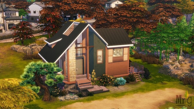 Sims 4 ALP’ Small Modern Chalet at Mister Glucose