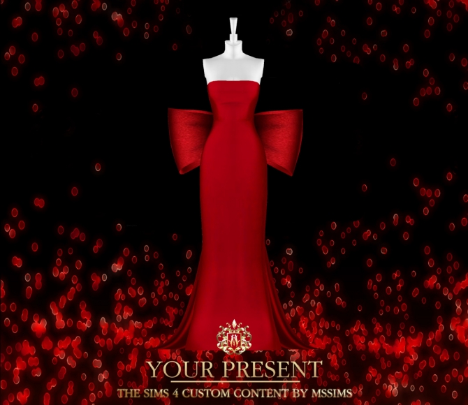 YOUR PRESENT DRESS at MSSIMS » Sims 4 Updates