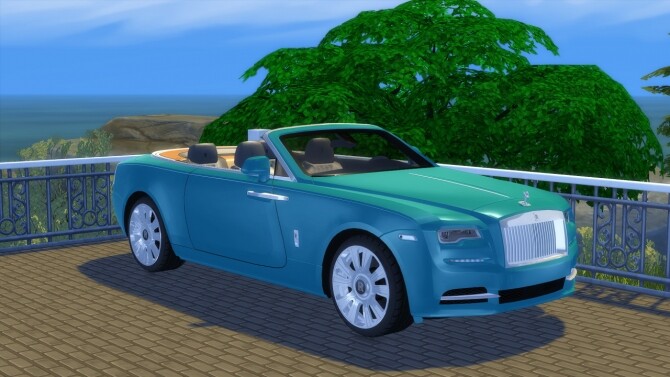 Sims 4 Rolls Royce Dawn at LorySims