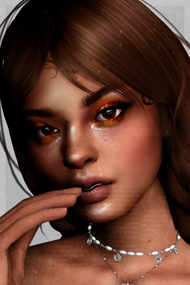 Sims 4 Flower Eyeshadow at EvellSims