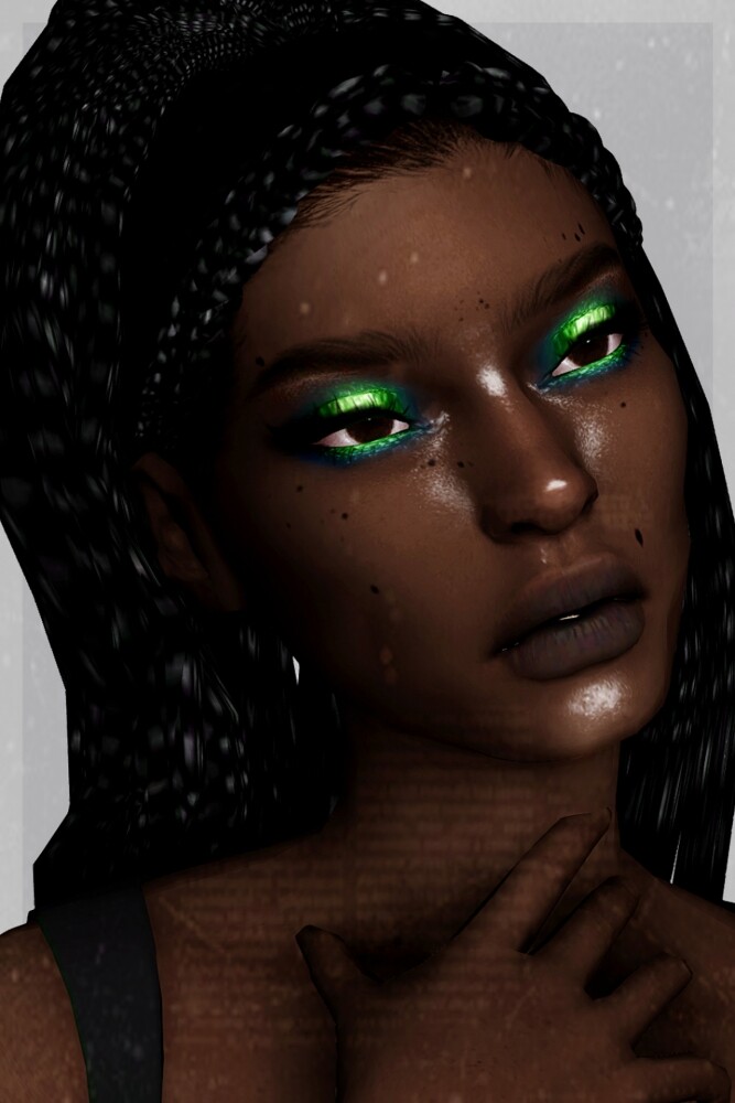 Sims 4 Flower Eyeshadow at EvellSims