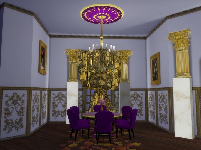 Sims 4 Ceiling Rosettes & Color Walls at Anna Quinn Stories