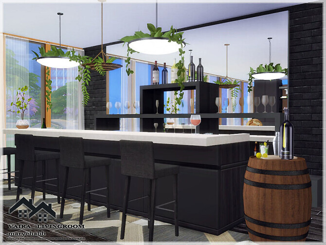Sims 4 VAIRA Livingroom by marychabb at TSR