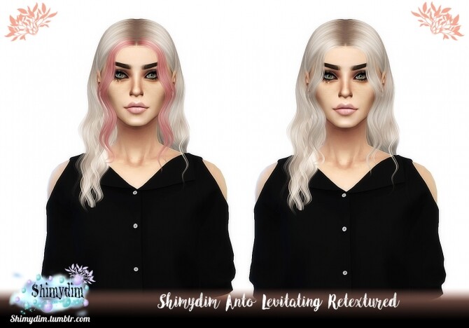 Sims 4 Anto Levitating Hair Retexture at Shimydim Sims