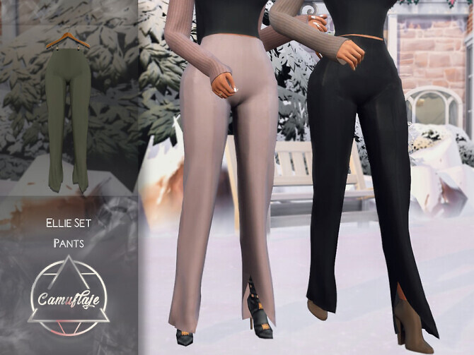 Sims 4 Ellie Pants by Camuflaje at TSR