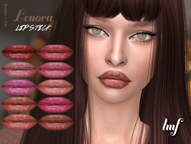 Sims 4 IMF Lenora Lipstick N.311 by IzzieMcFire at TSR