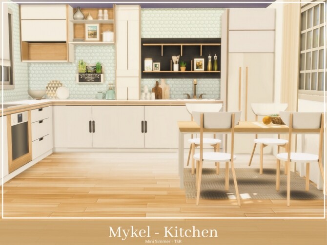 Sims 4 Mykel Kitchen by Mini Simmer at TSR