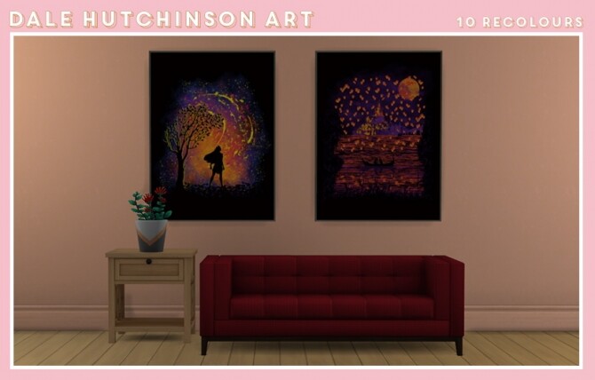 Sims 4 Dale painting set at Midnightskysims