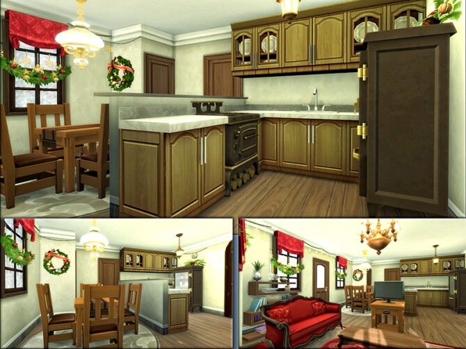 Sims 4 MB Santa`s Cabin by matomibotaki at TSR
