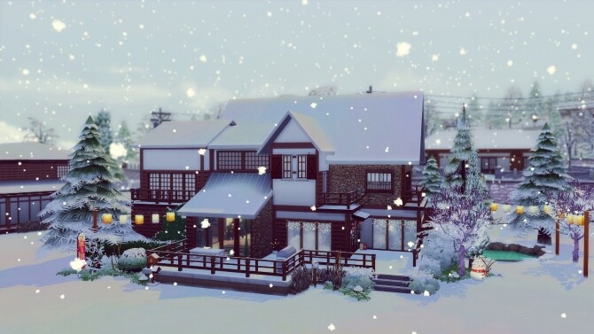 Sims 4 Litchi house by Angerouge at Studio Sims Creation