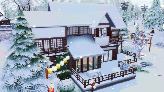 Sims 4 Litchi house by Angerouge at Studio Sims Creation