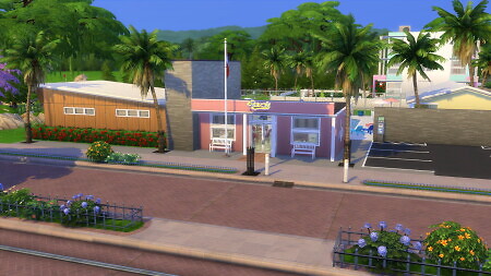 Vintage Community Pool by SimRedas at Mod The Sims
