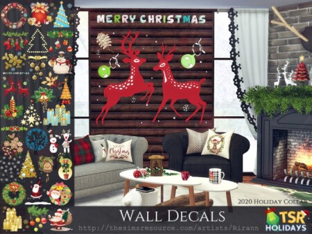 Holiday Wonderland Wall Decals by Rirann at TSR