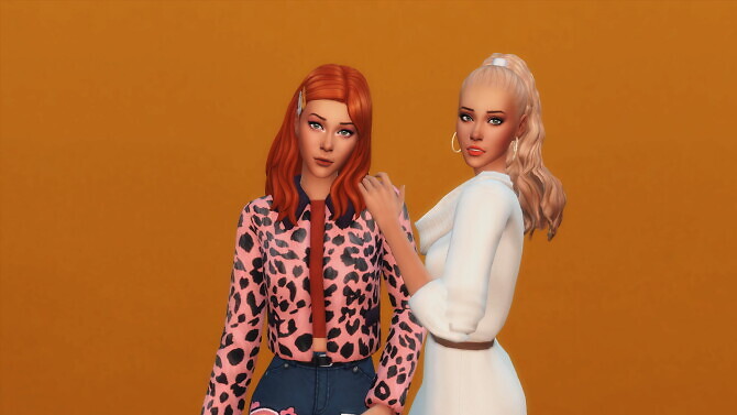 Sims 4 The Caliente Sisters 90s by SimRedas at Mod The Sims