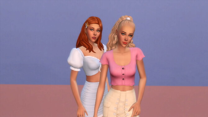 Sims 4 The Caliente Sisters 90s by SimRedas at Mod The Sims