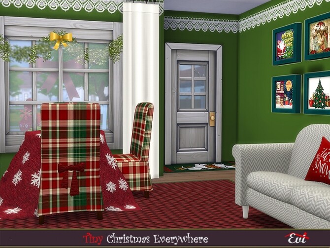 Sims 4 Christmas everywhere by evi at TSR