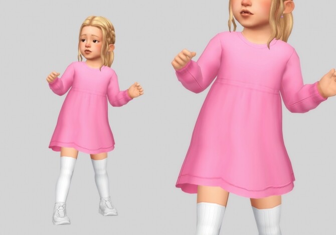 Sims 4 Collar & sweater dresses at Casteru