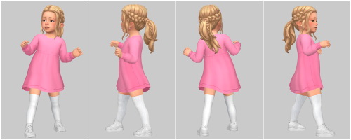 Sims 4 Collar & sweater dresses at Casteru