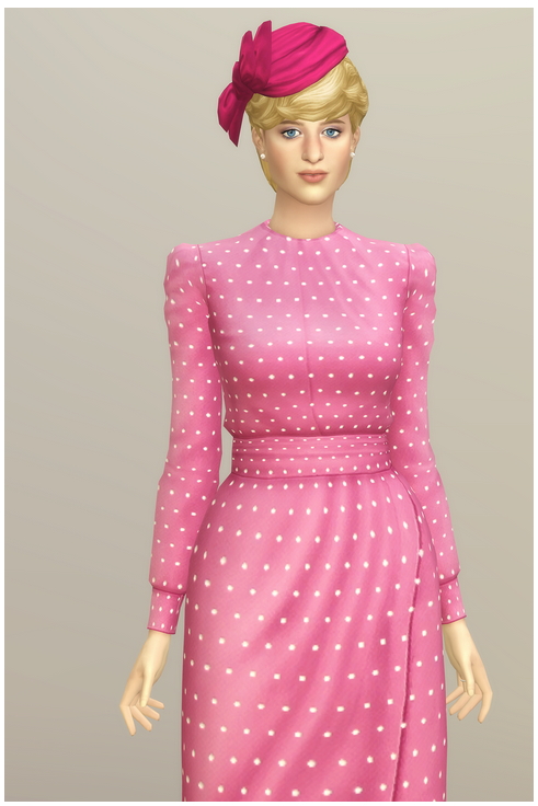 Sims 4 Princess of Pink Dress at Rusty Nail