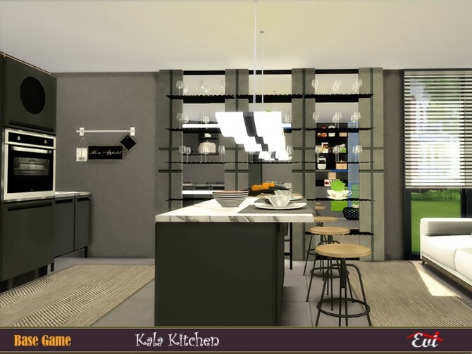Sims 4 Kala Kitchen by evi at TSR