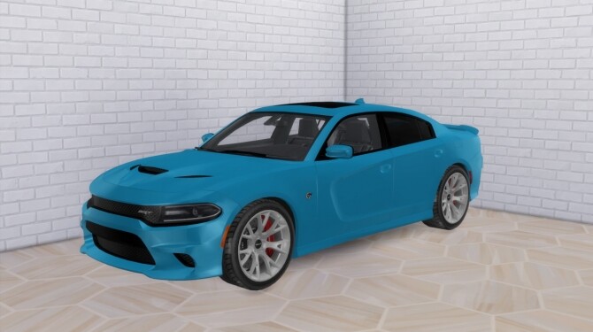 Sims 4 2016 Dodge Charger SRT Hellcat at Modern Crafter CC