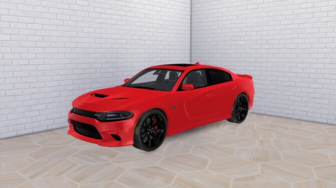 Sims 4 2016 Dodge Charger SRT Hellcat at Modern Crafter CC