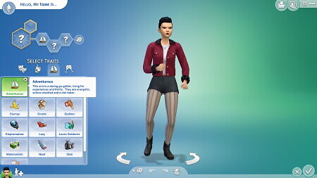 Adventurous Trait by Alifya at Mod The Sims