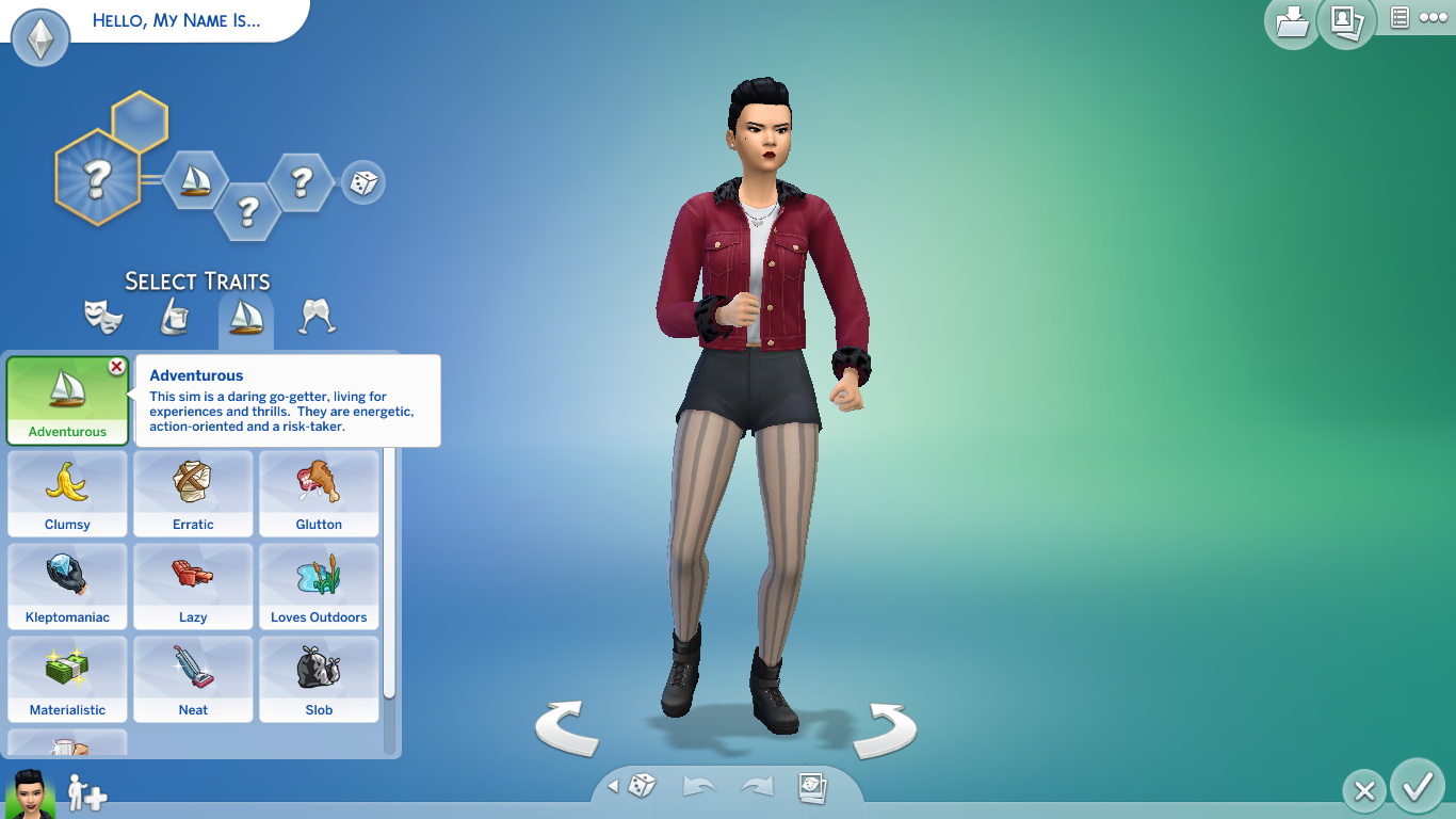 Adventurous Trait by Alifya at Mod The Sims » Sims 4 Updates