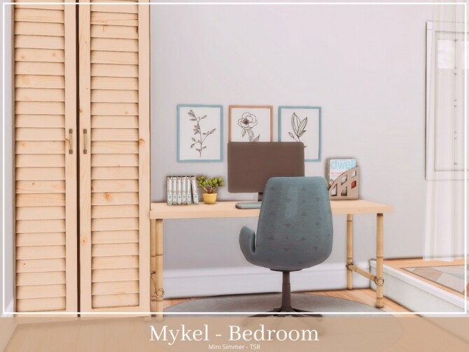 Sims 4 Mykel Bedroom by Mini Simmer at TSR