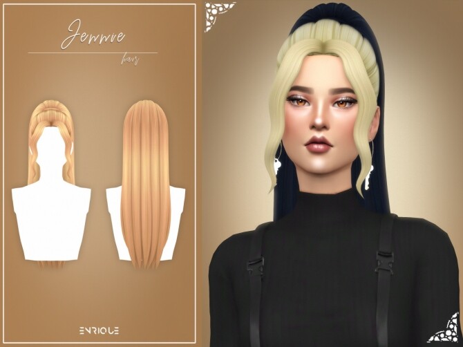 Sims 4 Jennie Hairstyle at Enriques4
