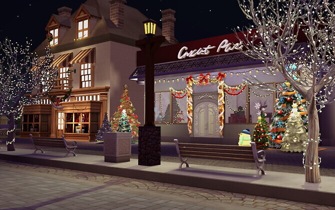 Sims 4 Christmas Shop at Lutessa