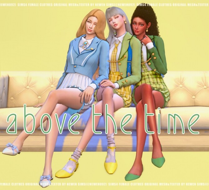 Sims 4 Above the time school uniforms at NEWEN