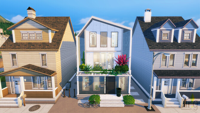 Sims 4 DEKALE Suburban House by Oligo.R at Mister Glucose